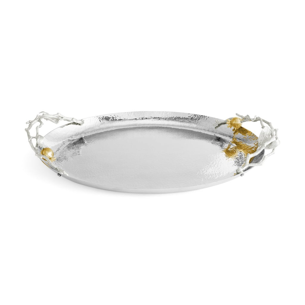 Pomegranate Silver & Gold Սկուտեղ