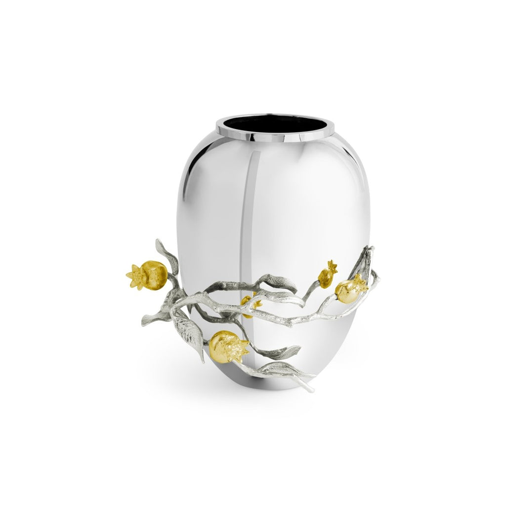Pomegranate Silver & Gold Ծաղկաման