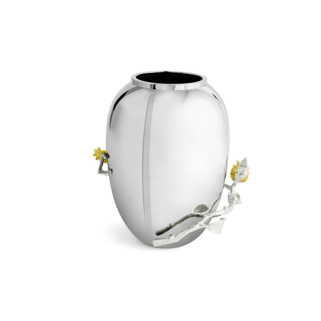 Pomegranate Silver & Gold Ծաղկաման