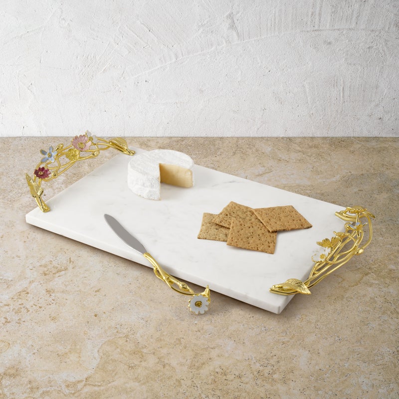 Wildflowers Cheese Պանրի մատուցման սկուտեղ դանակով