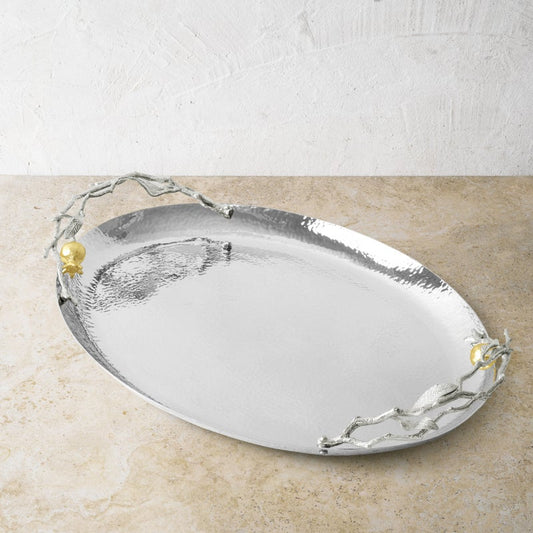 Pomegranate Silver & Gold Սկուտեղ