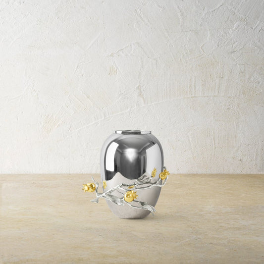 Pomegranate Silver & Gold Ծաղկաման